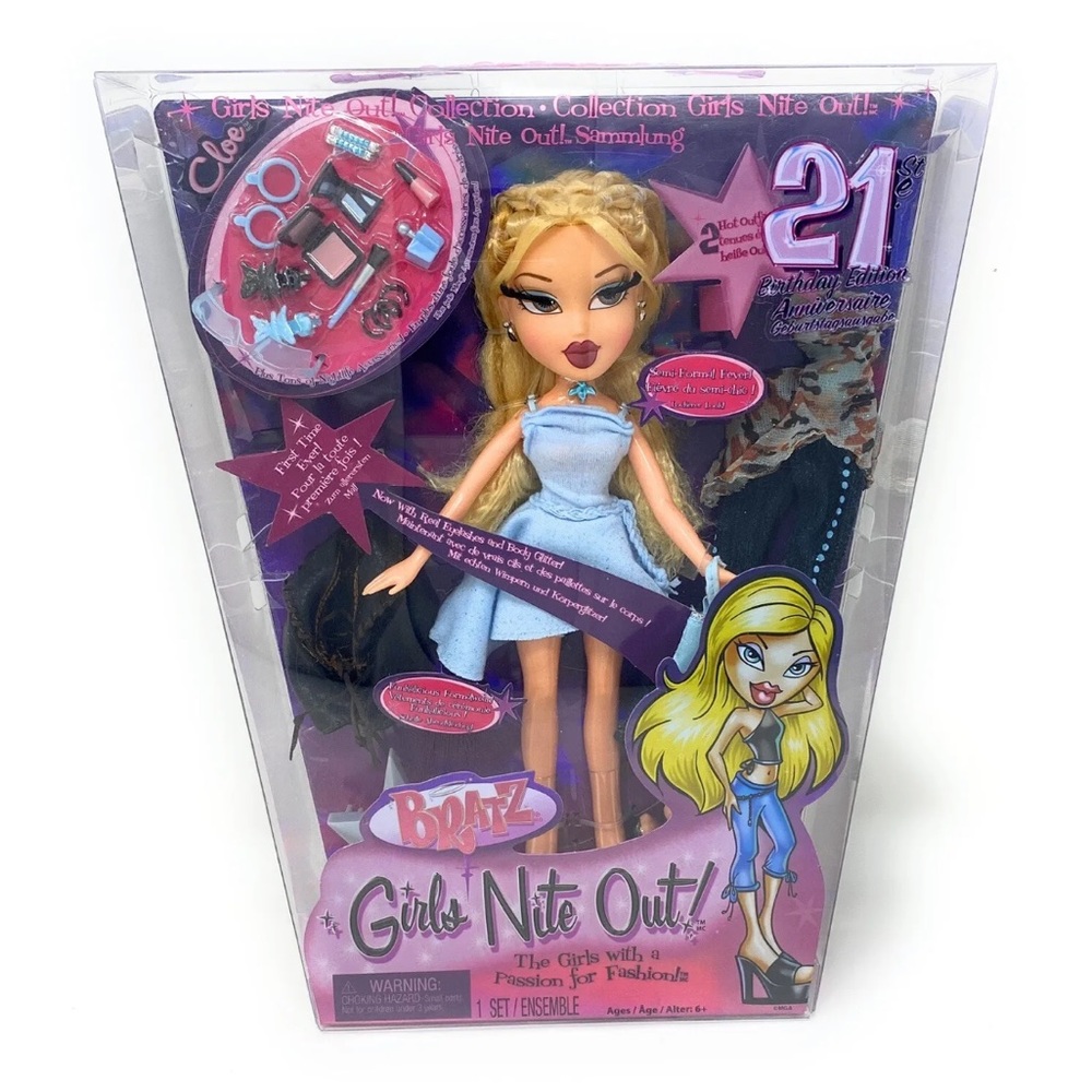 Bratz Girls Nite Out!  21st Birthday  CLOE Fashion Doll Limited Edition MGA